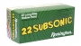 Remington Subsonic .22 Ammunition