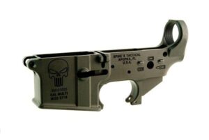 Spike's Tactical Stripped Lower - Punisher Logo-0