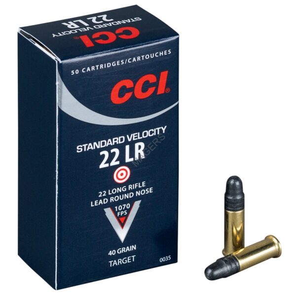 CCI Standard Velocity .22LR 50 round box-0